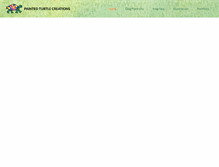 Tablet Screenshot of paintedturtlecreations.com